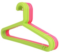 Cintre en plastique plat antidérapant coloré économique personnalisable à faible quantité minimale de commande pour la conception des enfants pour les magasins de vêtements et les magasins