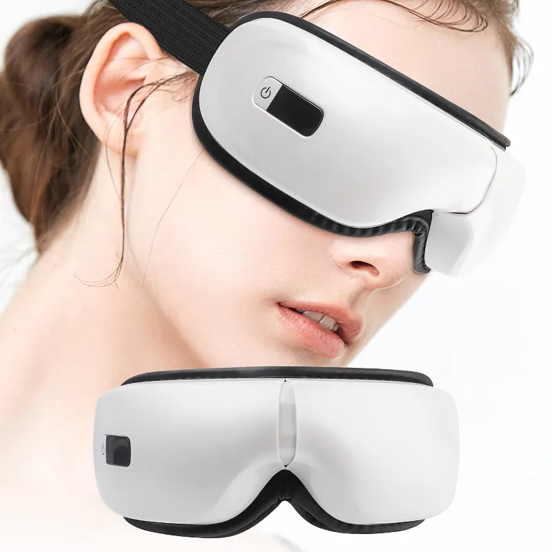 Vibrating Warm Heated Air Pressure Wireless Vibrative Eye Massager with Music Eye Massager