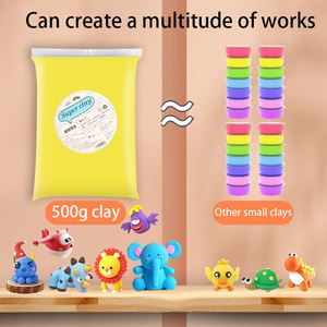 500g Air Dry <b>Foam</b> Clay <b>Modeling</b> Clay Safe and Non-Toxic Air Dry Clay Kit Kids' Magic Playdough & Slime Art Crafts Gift - Product Image 6