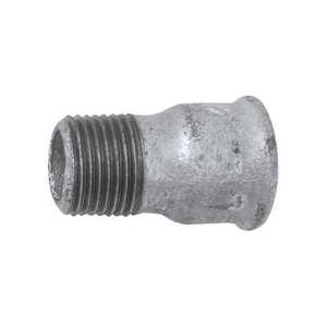 Manchon de réduction en alliage zingué mâle/femelle 2 \ "X 1 \" 1/4 \ "filetage NPT/BSP 25mm X 50mm pour raccords chimiques chimiques - Product Image 1