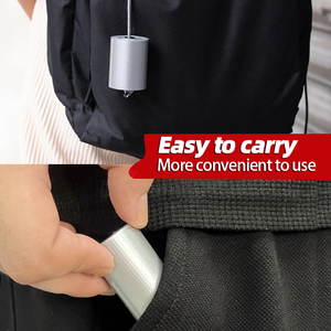 <span class=keywords><strong>Nastro</strong></span> Adesivo da Viaggio per Riparazioni di Emergenza, <span class=keywords><strong>Nastro</strong></span> in Tessuto Portatile Mini con Moschettone per Zaini e Campeggio - Product Image 4