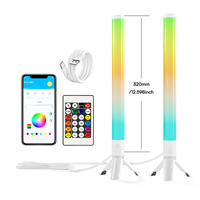 Daybetter Modern Style LED Light Bedroom Table de jeu Smart Lighting Bars Music Rhythm Pickup USB White for Bedroom Rhythm Room