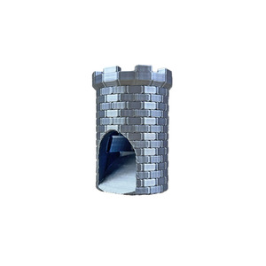 Torre de Dados Castle D20, Impresa en 3D, Accesorio Retro para Juegos de Mesa, Rodador de Dados Portátil para DND, RPG, TRPG y Campañas - Product Image 3