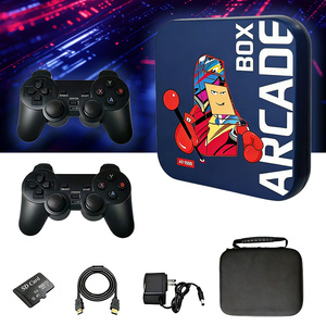 ダブル2.4Gワイヤレスゲームパッド3DロッカーHD 4Kビデオゲームアーケードボックスコンソール内蔵33000レトロクラシックゲーム<span class=keywords><strong>N64</strong></span> - Product Image 2