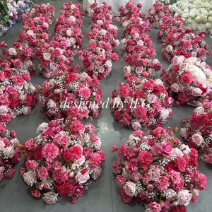 IFG Offre Spéciale 40cm <span class=keywords><strong>Fuchsia</strong></span> Rose Babys Souffle Fleur Pièce Maîtresse pour Mariage Hôtel Décoration - Product Image 6