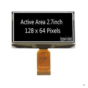 2.7 inch OLED <span class=keywords><strong>LCD</strong></span> 128x64 trắng trắng 2864aswig01 vàng xanh 12864 - Product Image 2