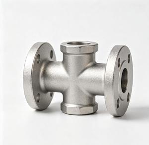 ข้อต่อท่อสแตนเลสแบบ CNC พร้อมฐานหน้าแปลน บริการหล่อแบบกำหนดเอง - Product Image 4