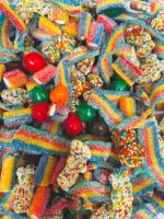 Groothandel op maat gemaakte private label halal bulk zachte snoepjes gummy snoep fabrikanten fruit smaak balletjes hartvormige patronen zak