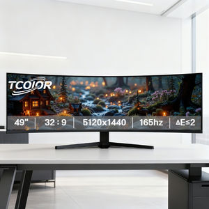 Monitor da Gaming Curvo Flagship da 49 Pollici, 5K Ultra-Wide 32:9, 5120x1440, 165Hz, Schermo LCD per Simulazione di Corse - Product Image 1