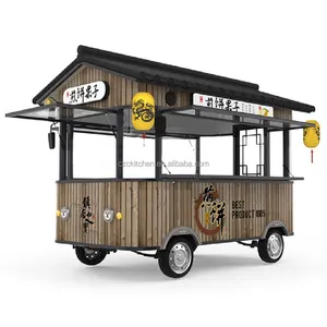 Koffie Gelato Crêpe Fast Food Trucks Karren Bestelwagens Voorzien Van Volledig Uitgeruste Mobiele Catering Food Trailer Met Volledige Keuken Apparatuur
