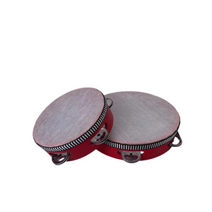 Gran cantidad Buen precio Sonido claro Instrumento de percusión Música Regalo Madera 4 6 pulgadas Pandereta - Product Image 2
