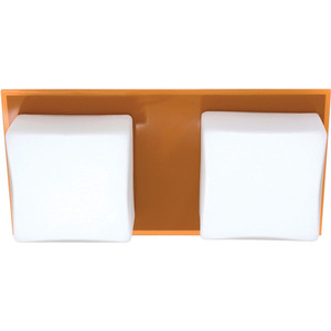 REBECS 2xG9 Lámparas de pared L.29xAn.14xAl.8cm Naranja Fácil aplicación - Product Image 1