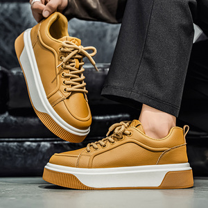 Zapatos Casuales para Hombre, Modernos, Color Marrón, Transpirables, con Forro de Malla, Suaves, con Cordones, Antideslizantes, Cómodos para Caminar, Versátiles y a la Moda, Venta al Por Mayor - Product Image 3