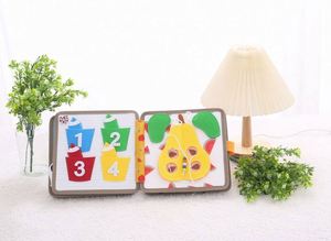 Juguetes Montessori al por mayor: Libro sensorial de fieltro de ciervo, Libro de actividades de fieltro suave para niños pequeños, Tablero de actividades de fieltro para niños pequeños - Product Image 5