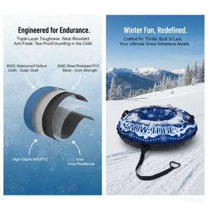 Removable Tow Strap <b>Snow</b> <b>Sled</b> 600D Waterproof <b>for</b> All Ages - Product Image 6