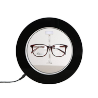 Vente en gros de présentoir créatif pour lunettes à lévitation magnétique, éclairage LED, présentoir rotatif pour lunettes de soleil
