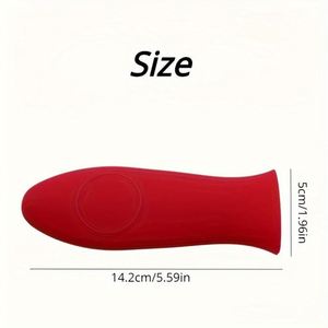 High-<b>Temperature</b> Resistant Thickened Silicone Pot Handle <b>Cover</b> for Cast Iron Pots and Frying Pans Non-Slip and Anti-Scalding - Product Image 2