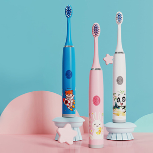 Cepillo de dientes eléctrico sónico recargable de dibujos animados para niños cepillos de dientes inteligentes para niños de 3 a 15 años de edad cepillo de dientes eléctrico impermeable - Product Image 2