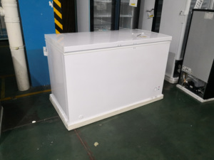 Pièces de congélateur coffre 300L à porte simple avec grandes <span class=keywords><strong>roulettes</strong></span> en résine, prix de gros - Product Image 5