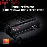 Flare Series DDR5 RAM 32GB (2x16GB) 6400MT/s CL32-39-39-102 1.40V Server Memory UDIMM Matte Black