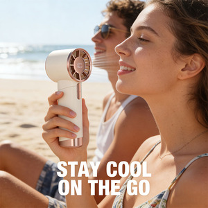 พัดลมมือถือ พัดลมโซลาร์ พัดลมมินิแบบชาร์จไฟได้ พัดลมตั้งโต๊ะ พัดลมเพดาน พร้อมไฟ - Product Image 3