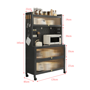 ชั้นวางของโลหะในครัว ชั้นวางของ ชั้นเก็บของ - Product Image 1
