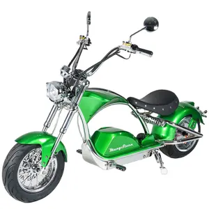 Mangosteen M1PS Chapeamento UE Stock CEE COC Fat Tire Scooters Elétricos Bateria Removível Citycoco