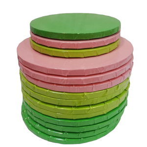 Planche à gâteau rond de 12 pouces/12mm d'épaisseur, modèle de tambour, épais, pour pâtisserie à réaliser soi-même, prix d'usine, <span class=keywords><strong>2022</strong></span> - Product Image 5