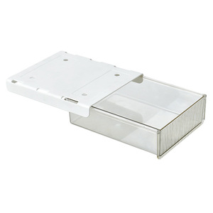 Boîte de rangement en plastique sans perçage pour tiroir, dissimulée sous le bureau ou la table, pour fournitures de bureau et articles de cuisine, vente en gros - Product Image 4