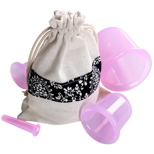 Ensemble de 4 pièces de haute qualité masseur de <span class=keywords><strong>ventouses</strong></span> chinois en Silicone souple écologique - Product Image 3