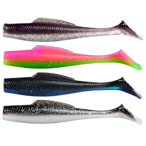 JOHNCOO Appât Souple de Haute Qualité 5 Pièces/Sac 100mm 6.5g Matériau TPE Vente Chaude Leurre de Pêche au Bar - Product Image 6
