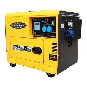 Generator Diesel 3kw 4kw 5kva 5kw 6kw 8kVA 7kw 8kw 10kva 9 kw10kw Geräuscharmer kleiner tragbarer Haushalt Smart