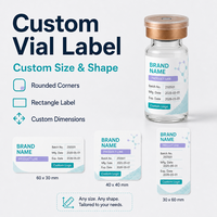 Étiquettes holographiques laser pour flacons, imperméables, pour bouteilles de sérum cosmétique, emballage de luxe, étiquettes imprimées sur mesure en rouleau