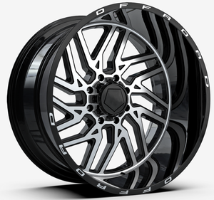 Rines Todoterreno de Aluminio 10J/12J/14J Acabado Brillante 5x5.5/6x5.5  ET -25/-44 para Nissan Sierra Silverado SUV - Product Image 3
