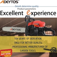 Tronçonneuse à bois ADEYTOS, nouvelle, best-seller, moteur à essence 58cc, deux temps, 2400W, industrielle, bricolage, OEM, jardin
