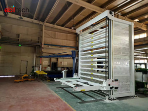 Torre de Almacenamiento de <span class=keywords><strong>Chapa</strong></span> Metálica de Una Columna con Elevador que Entrega Estantes Directamente al Operador - Product Image 5