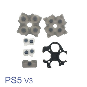 Coussinets en caoutchouc conducteur pour contrôleur <span class=keywords><strong>PS5</strong></span> <span class=keywords><strong>D</strong></span>-<span class=keywords><strong>Pad</strong></span>, coussinets conducteurs bouton L1/R1 compatibles avec <span class=keywords><strong>PS5</strong></span> V1/V2/V3 - Product Image 4