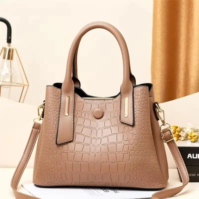 2022 New Arrival Fashion Big Crossbody Bags Genuine Leather Handbags For Women