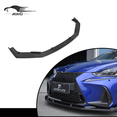 Carbon-Fiber Side Splitter of front bumper for Lexus IS(2017-2020) main image 1