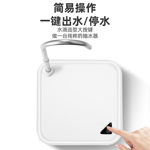 Autre pompe à eau portable 5V alimentée par batterie, modèle rechargeable, boîtier en plastique avec plateau pour seau d'eau - Product Image 2