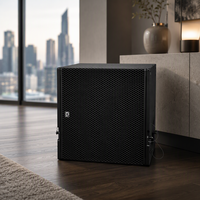 Haut-parleur professionnel personnalisé I.EVOICE SUB115 15 pouces en contreplaqué et métal, audio haute résolution 8,0 ohms, ultra-basse fréquence, pour système Line Array