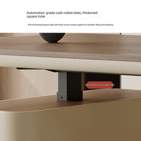 Bureau et table basse électriques réglables en hauteur, poste de travail informatique pour la maison