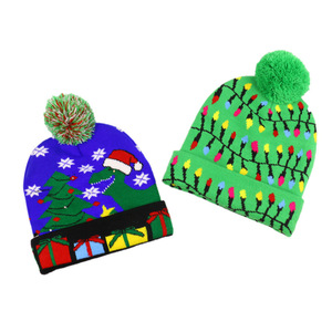 Automne hiver mode 3D broderie acrylique tricoté chapeau unisexe adulte noël haut de gamme renne motif <span class=keywords><strong>Image</strong></span> Style - Product Image 4