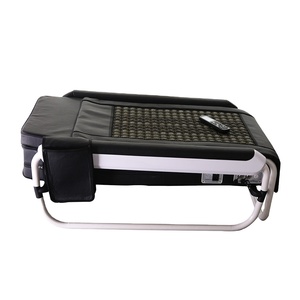 Masseur de corps de colonne vertébrale coréen pliable <span class=keywords><strong>Master</strong></span> <span class=keywords><strong>V3</strong></span> V6 Lit de thérapie à rouleaux de jade avec tapis de jade thermique Lit de <span class=keywords><strong>massage</strong></span> infrarouge - Product Image 2
