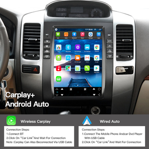 วิทยุติดรถยนต์ Android 14 สำหรับ Lexus GX470 เครื่องเล่นมัลติมีเดีย DSP สเตอริโอ สำหรับ Toyota Land Cruiser Prado 120 ปี 2002 - 2009 พร้อมระบบ GPS Carplay และ Bluetooth - Product Image 5