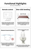 Vente flash - Imprimante 3D industrielle à nivellement automatique haute précision - Garantie d'un an - Prend en charge PLA/ABS/TPU/PETG - Vitesse d'impression de 300 à 500 mm/s