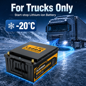 Batterie de camion lourd, batterie RV Lifepo4, pack de batteries intelligentes Bluetooth BMS 25,6 V 300 Ah, batterie au lithium - Product Image 1