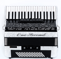 OEM Professional 34/37/41 Keys 60/80/96/120 Bass Accordion Instrument YD08 Celluloid Accordion with Metal Cover Plate