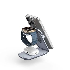 Station de charge rapide 3-en-1 Chargeur sans fil pour IPhone, pour <span class=keywords><strong>Apple</strong></span> Watch et pour AirPods - Product Image 3