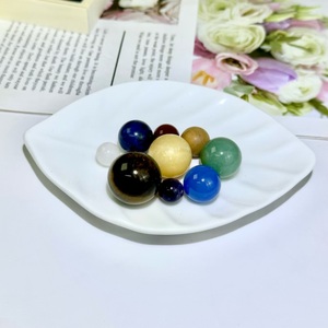 Chất Lượng Cao Set Hộp Pha Lê Đẹp Khắc Thủ Công Mỹ Nghệ Tự Nhiên Chữa Bệnh Đá Các Chín Hành Tinh Hộp Cho Quà Tặng - Product Image 3